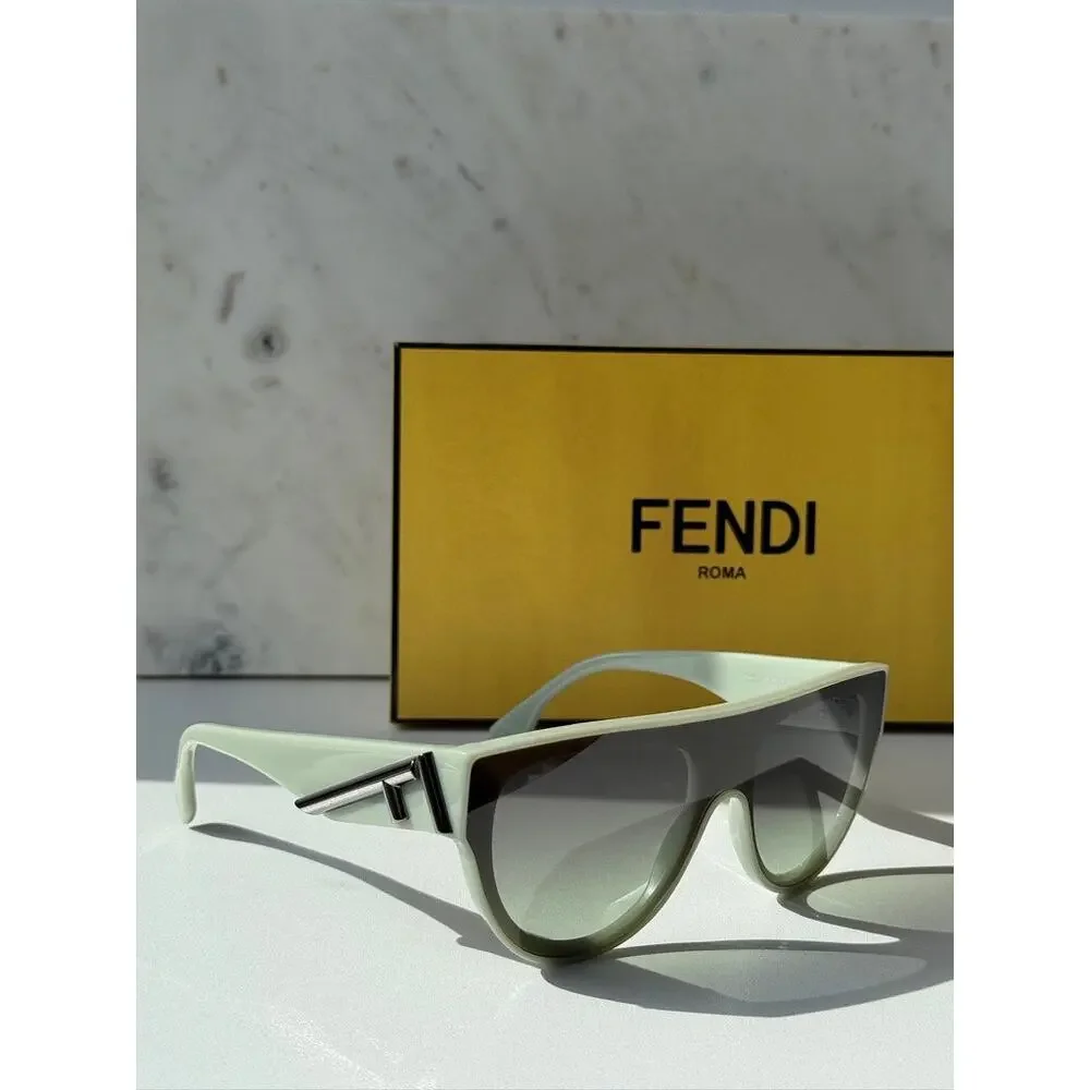 NEW Fendi FE40150I Way Green Flat Top Sunglasses - Picture 8 of 10